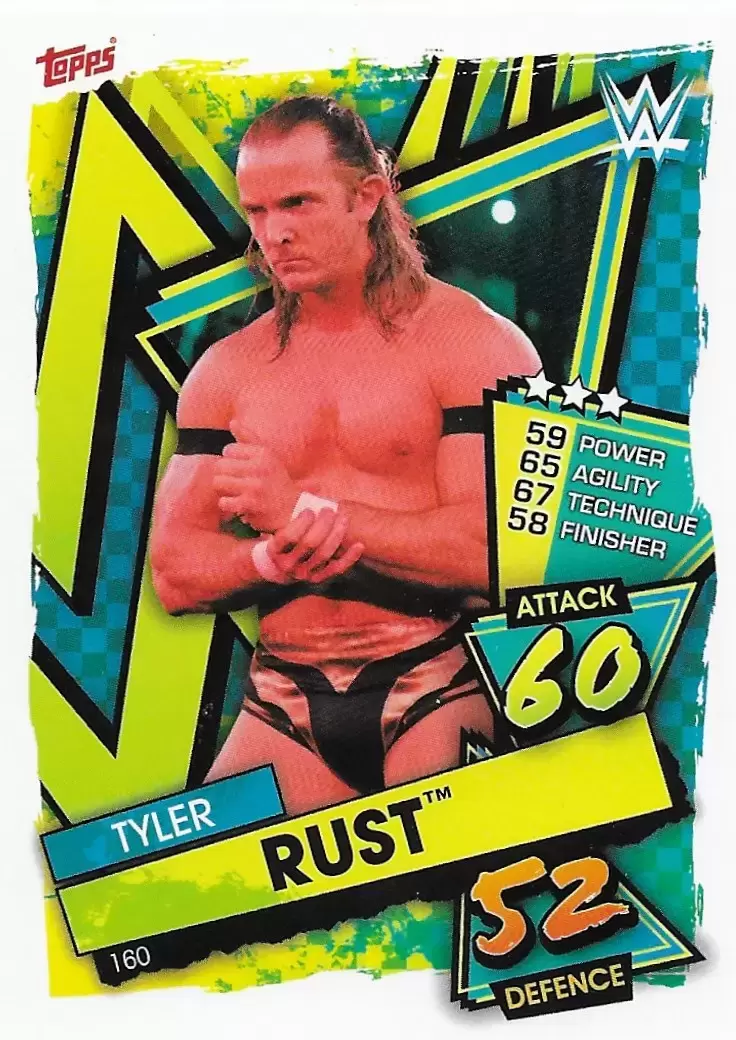 Slam Attax 2021 - Tyler Rust - WWE Superstars