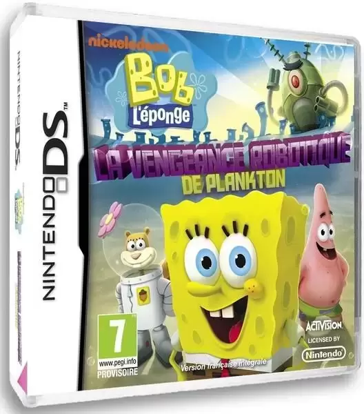 Nintendo DS Games - Bob L\'eponge : La Vengeance Robotique De Plankton