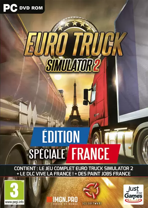 Jeux PC - Euro Truck Simulator 2 + Extension Vive la France