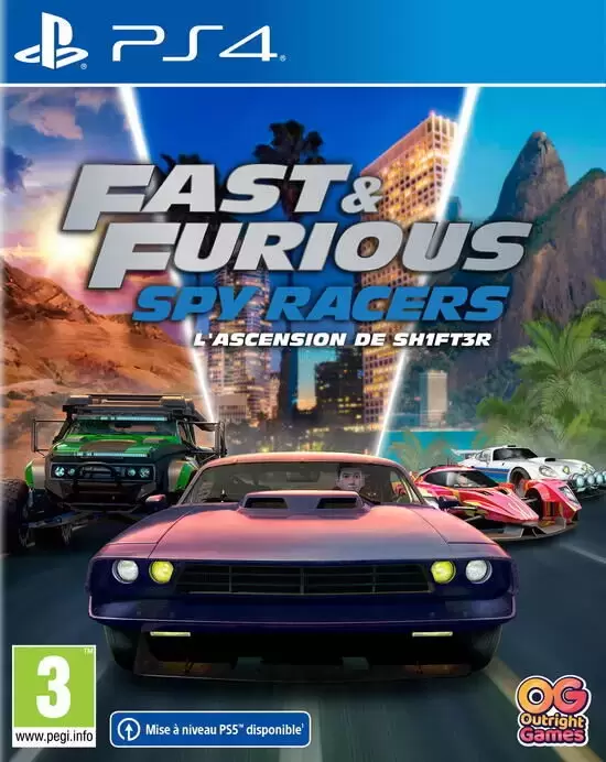 Jeux PS4 - Fast & Furious Spy Racers L\'ascencion De Sh1ft3r