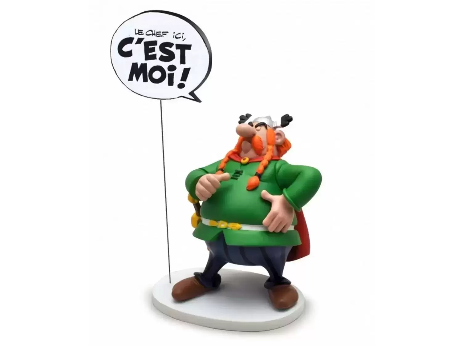 Asterix & Obelix Collectoys - Abraracourcix - Le Chef ici, c\'est moi ! (collection bulles)