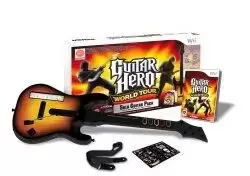 Jeux Nintendo Wii - Guitar Hero, World Tour + Guitar