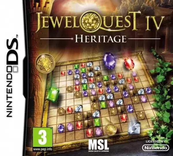 Jeux Nintendo DS - Jewel Quest IV : Heritage