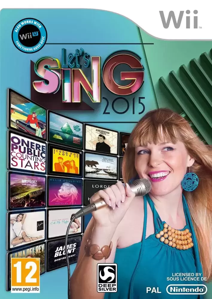 Nintendo Wii Games - Let\'s Sing 2015