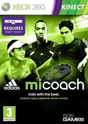 Jeux XBOX 360 - Micoach Adidas : Train With The Best (kinect)