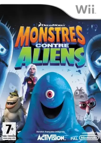 Nintendo Wii Games - Monstres Contre Aliens
