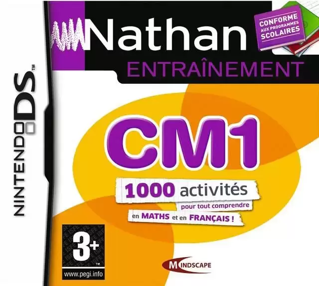 Jeux Nintendo DS - Nathan entrainement CM1