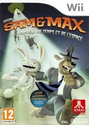 Jeux Nintendo Wii - Sam & Max Saison 2, Au-dela Du Temps Et De L\'espace