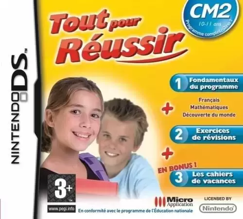 Jeux Nintendo DS - Tout Pour Réussir CM2