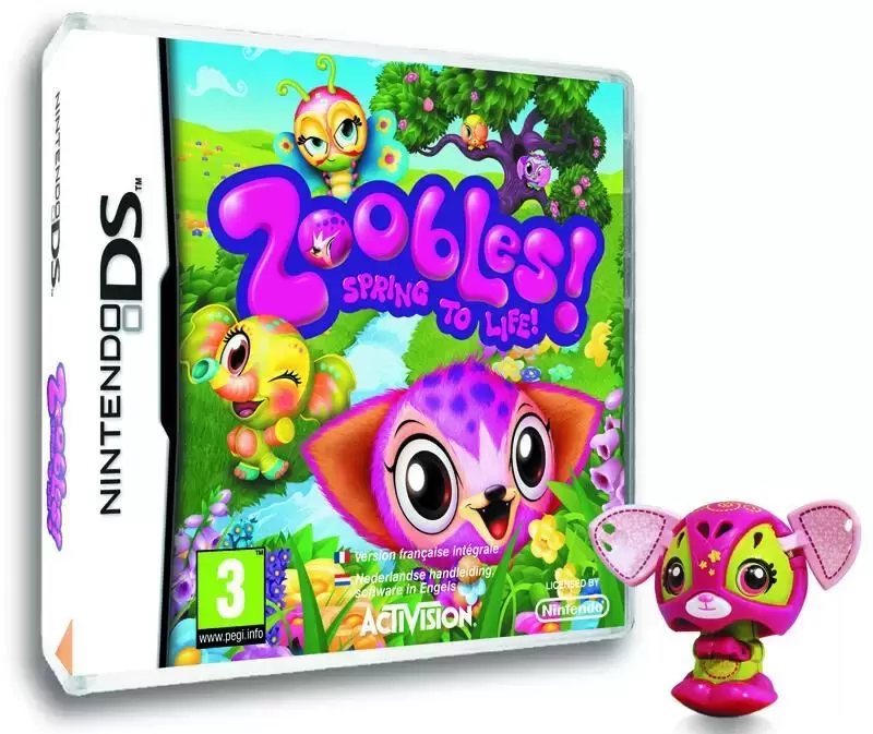 Jeux Nintendo DS - Zoobles : Spring To Life + Jouet