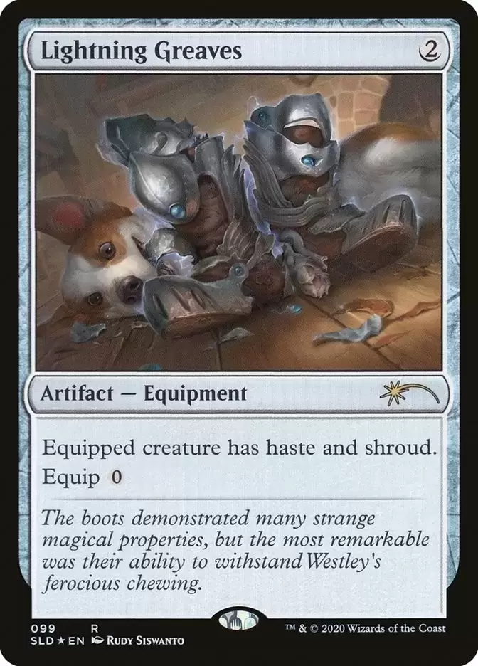 Secret Lair Drop - Lightning Greaves - Foils