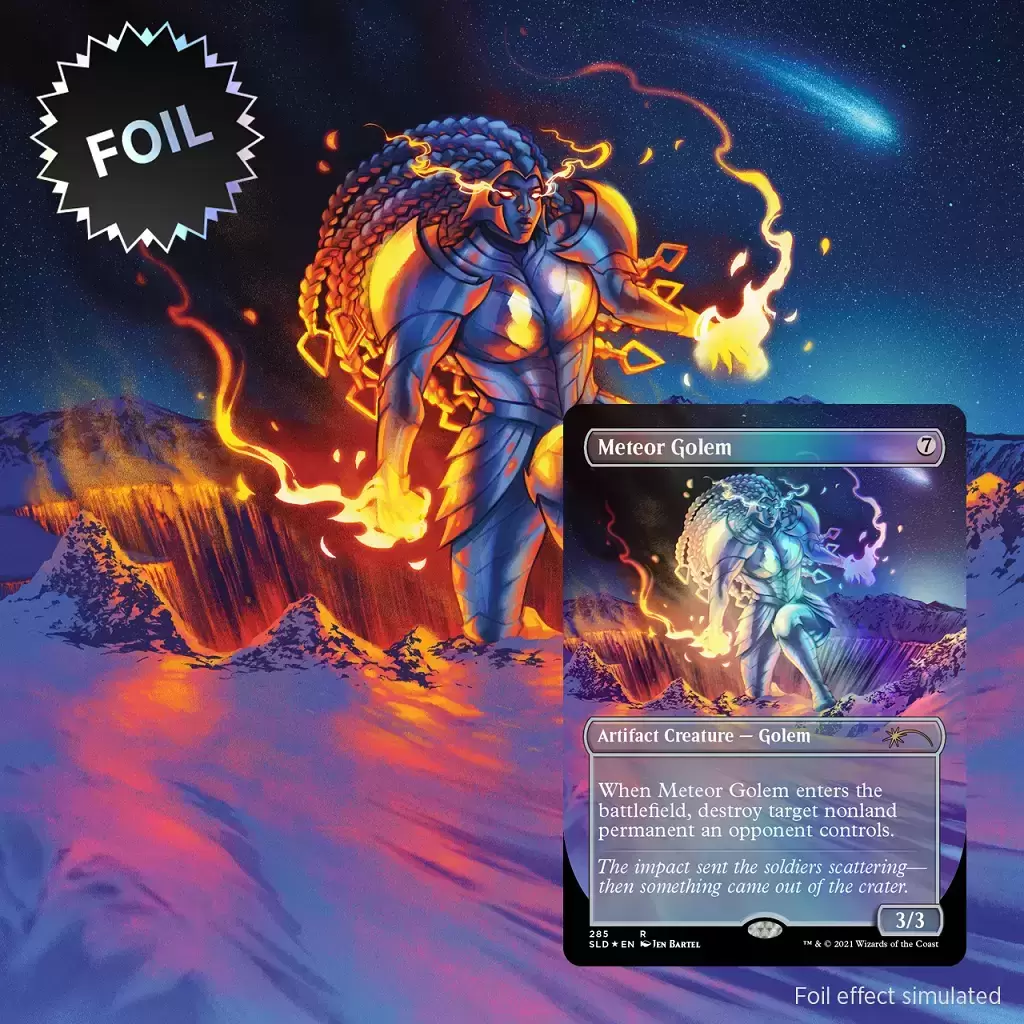 Secret Lair Drop - Meteor Golem - Foil