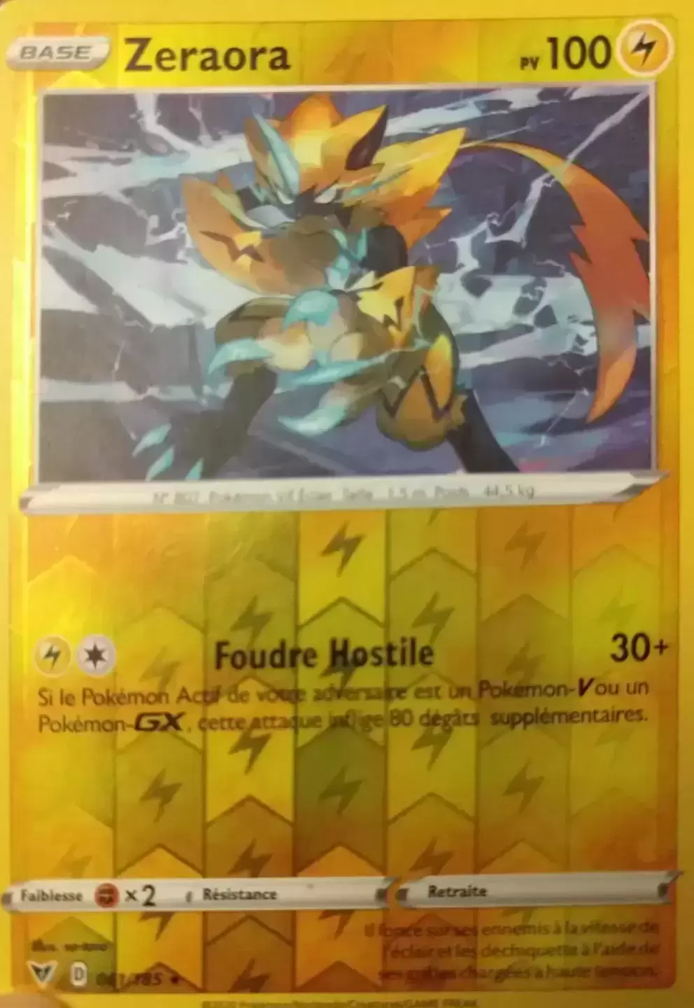 Voltage Eclatant - Zeraora Reverse