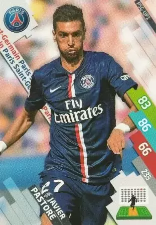 Adrenalyn XL Foot 2014-2015 (France) - Javier Pastore - Paris Saint-Germain