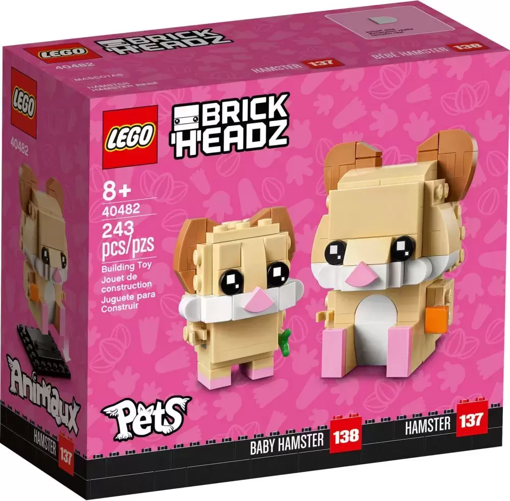 LEGO BrickHeadz - 137 & 138 - Hamster & Baby Hamster