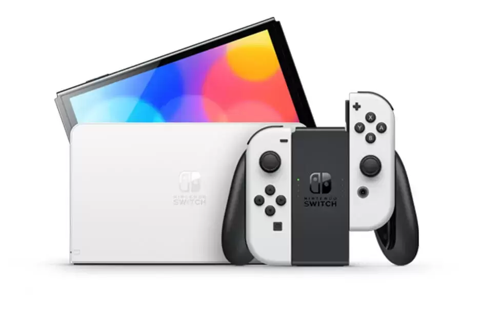 Matériel Nintendo Switch - Nintendo Switch Modèle OLED - Joy-con Blancs