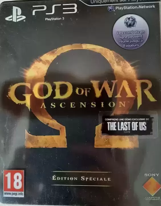 PS3 Games - God Of War Ascension + Démo Last Of US (Édition Spéciale)