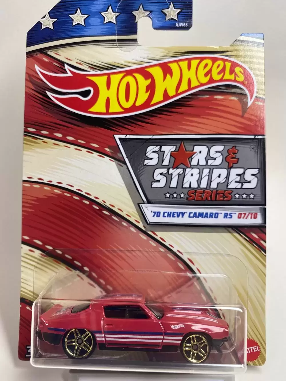 2020 Hot Wheels Stars & Stripes #7 '70 Chevy Camaro RS