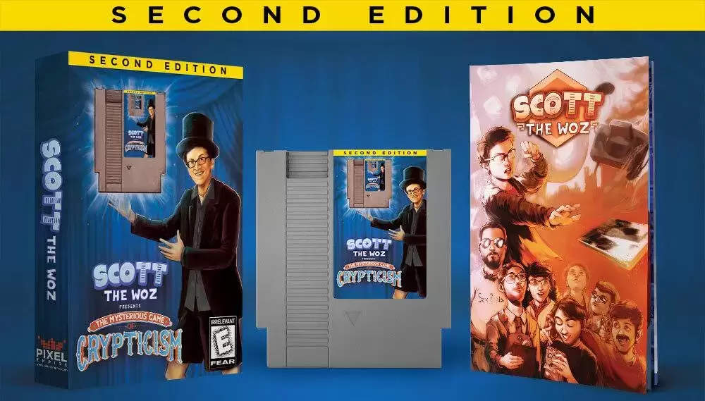 Nintendo NES - Scott The Woz THE MYSTERIOUS GAME OF CRYPTICISM [Second Edition]