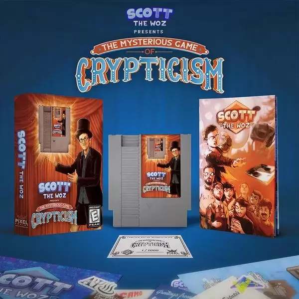 Nintendo NES - Scott The Woz THE MYSTERIOUS GAME OF CRYPTICISM