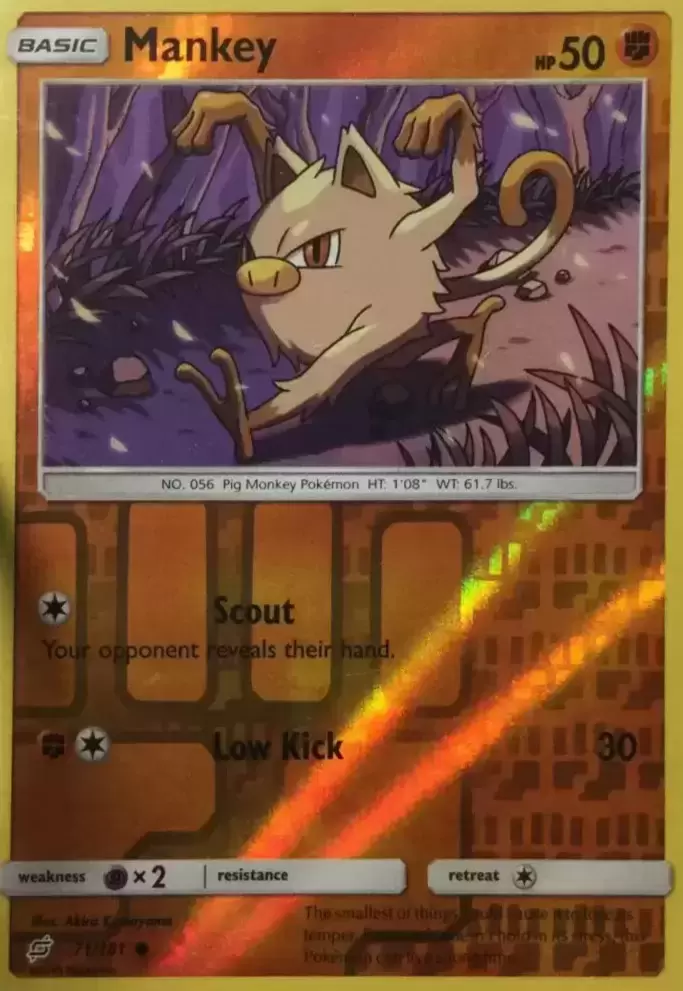 Team Up - Mankey Reverse