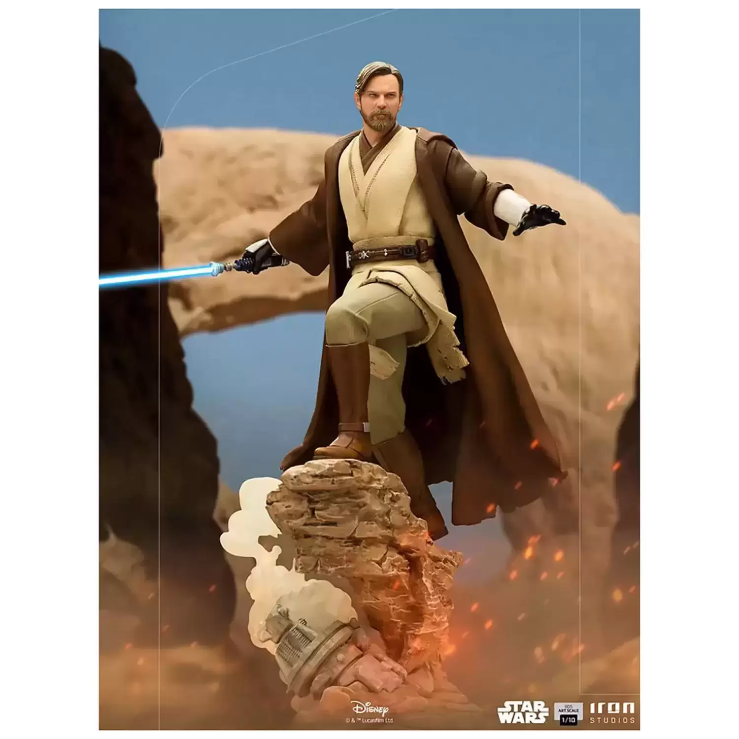 Iron Studios - Star Wars - Obi-Wan Kenobi - Deluxe BDS Art Scale