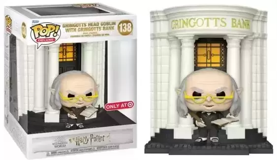 POP! Harry Potter - Gringotts Head Goblin with Gringotts Bank