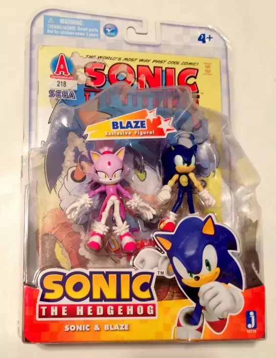 Jazwares Sonic The Headhog - Sonic And Blaze Comic Pack