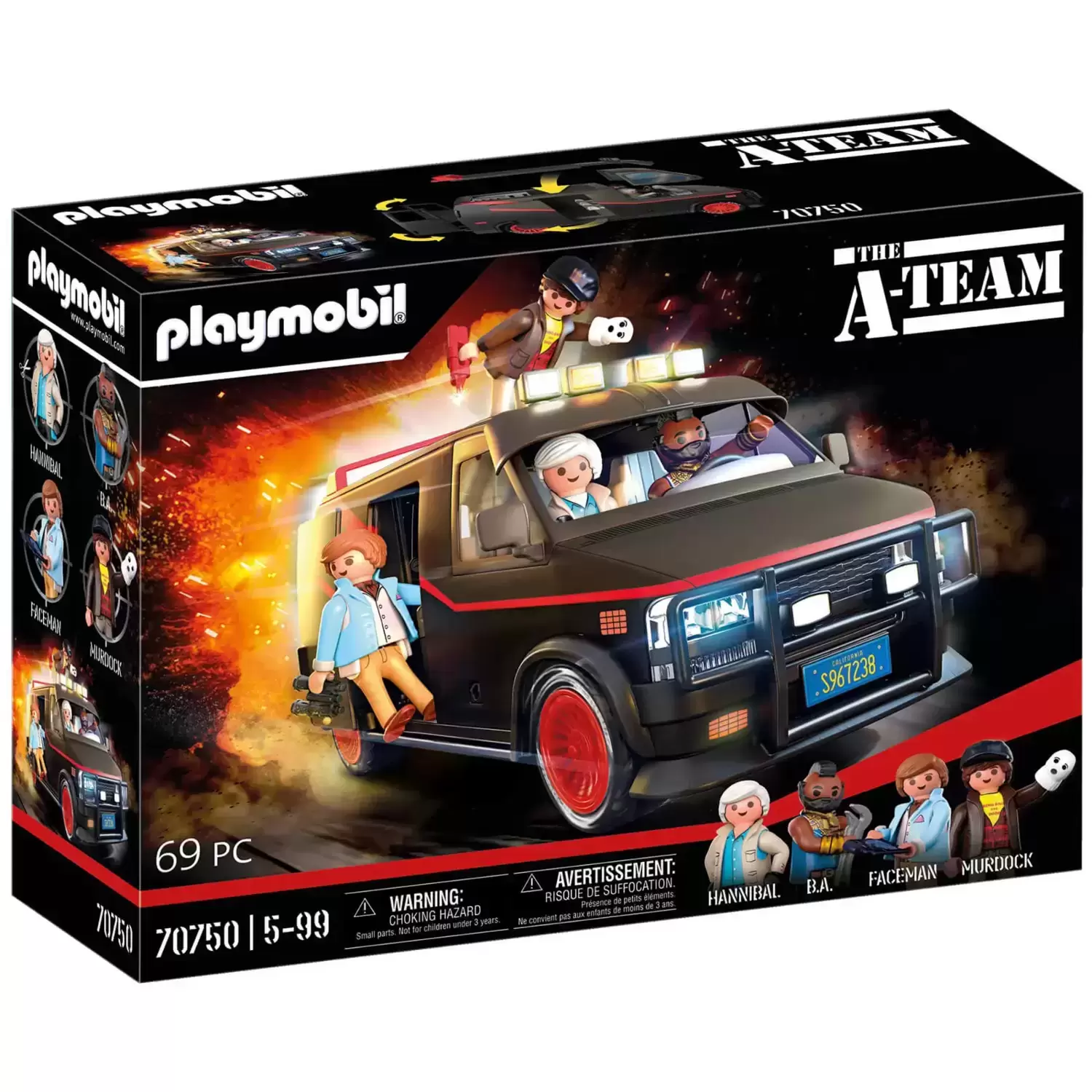 Playmobil Séries TV - The A-Team Van (Agence tous Risques)