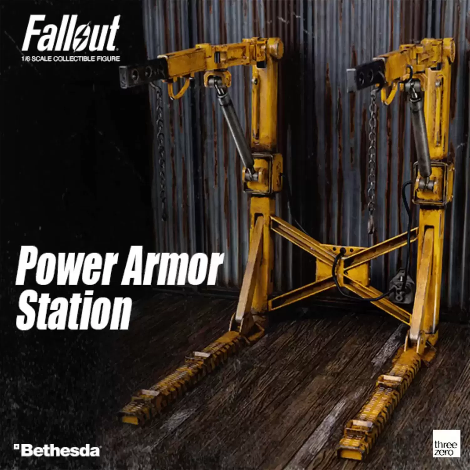 ThreeZero - Fallout Playset - T-45 Power Armor Station