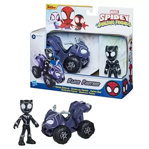 Spidey And His Amazing Friends - Black Panther and Panther Patroller
