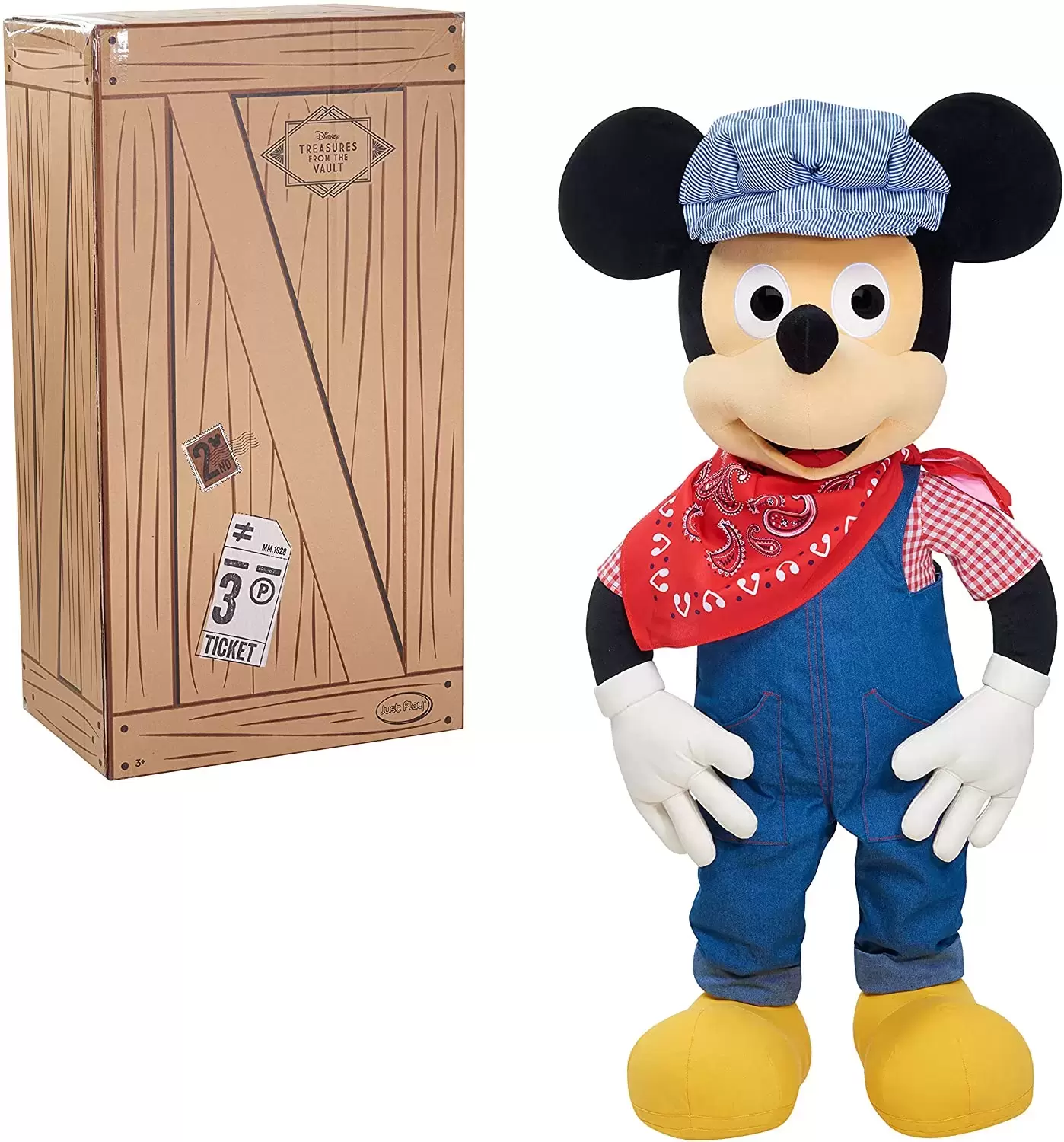 Walt Disney Plush - Disney Treasures from the Vault - Engineer Mickey Mouse