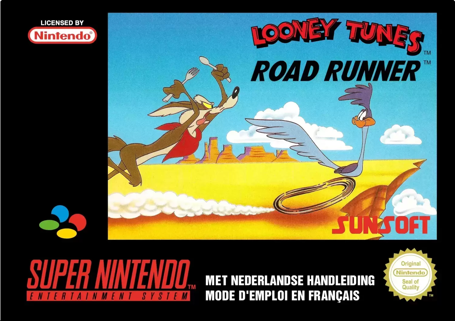 Super Famicom Games - Looney Tunes Road Runner