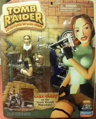 Playmates - Tomb Raider - Lara Croft on her Street Assault Bike!