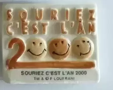 Fèves- Smiley 2000 - Souriez c\'est L\'An 2000