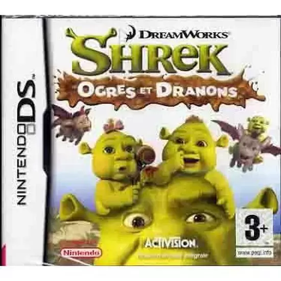 Jeux Nintendo DS - Shrek, Ogres Et Dranons
