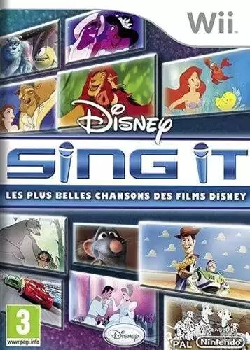 Jeux Nintendo Wii - Sing It Disney - Les plus belles chansons des films Disney