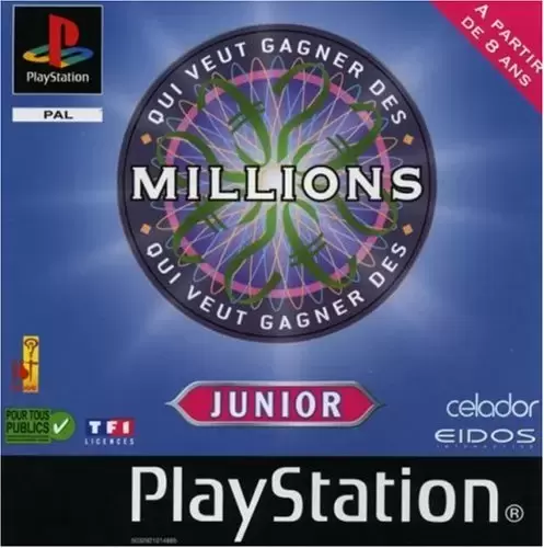 Jeux Playstation PS1 - Qui veut gagner des millions ? Junior