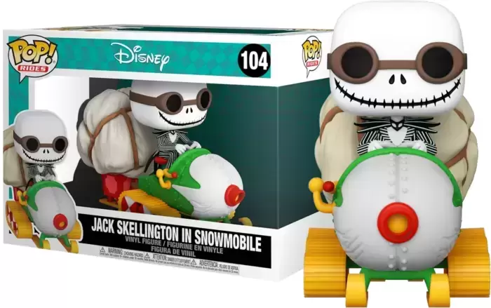 POP! Rides - The Nightmare Before Christmas - Jack Skellington on a Snowmobile