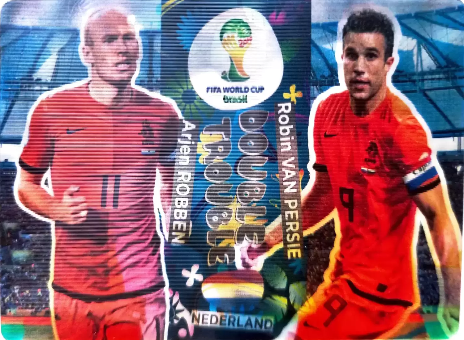 Adrenalyn XL Brazil 2014 - Arjen Robben / Robin van Persie