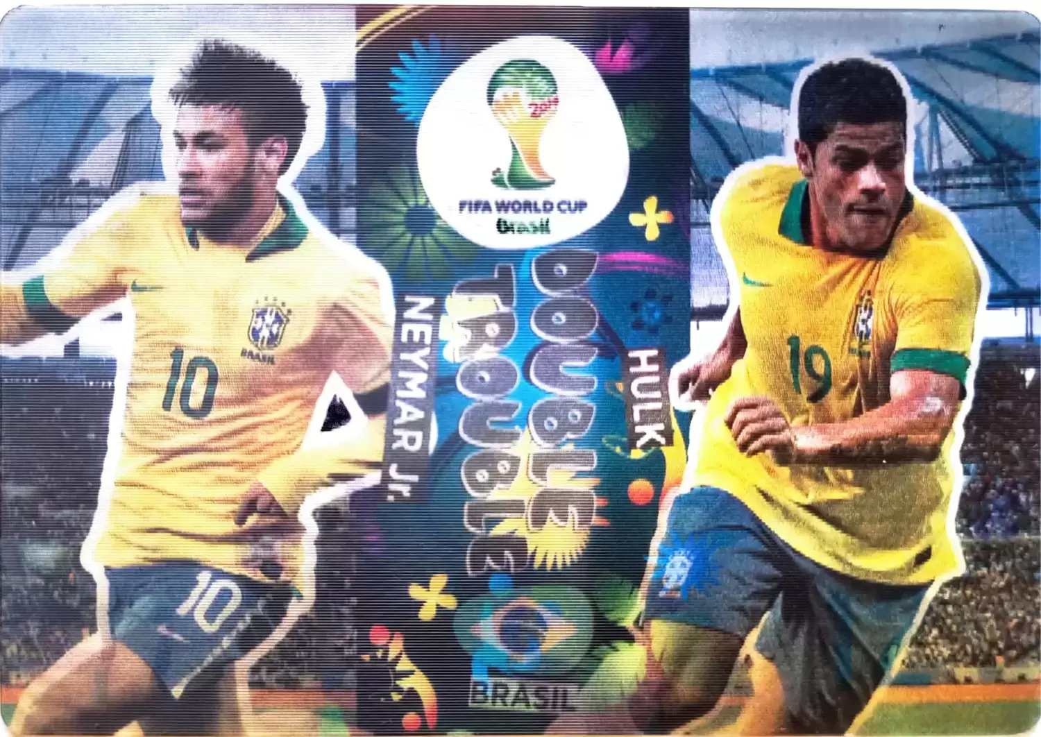 Adrenalyn XL Brazil 2014 - Hulk / Neymar Jr.