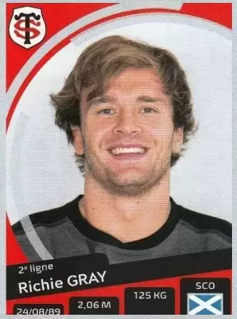 Rugby 2018 - 2019 - Richie Gray - Stade Toulousain Rugby