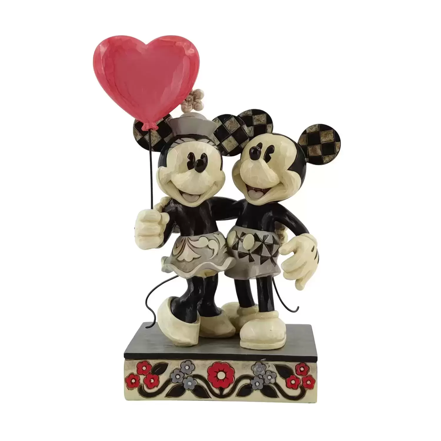 Disney Traditions by Jim Shore - Mickey And Minnie Heart (Love Balloon)