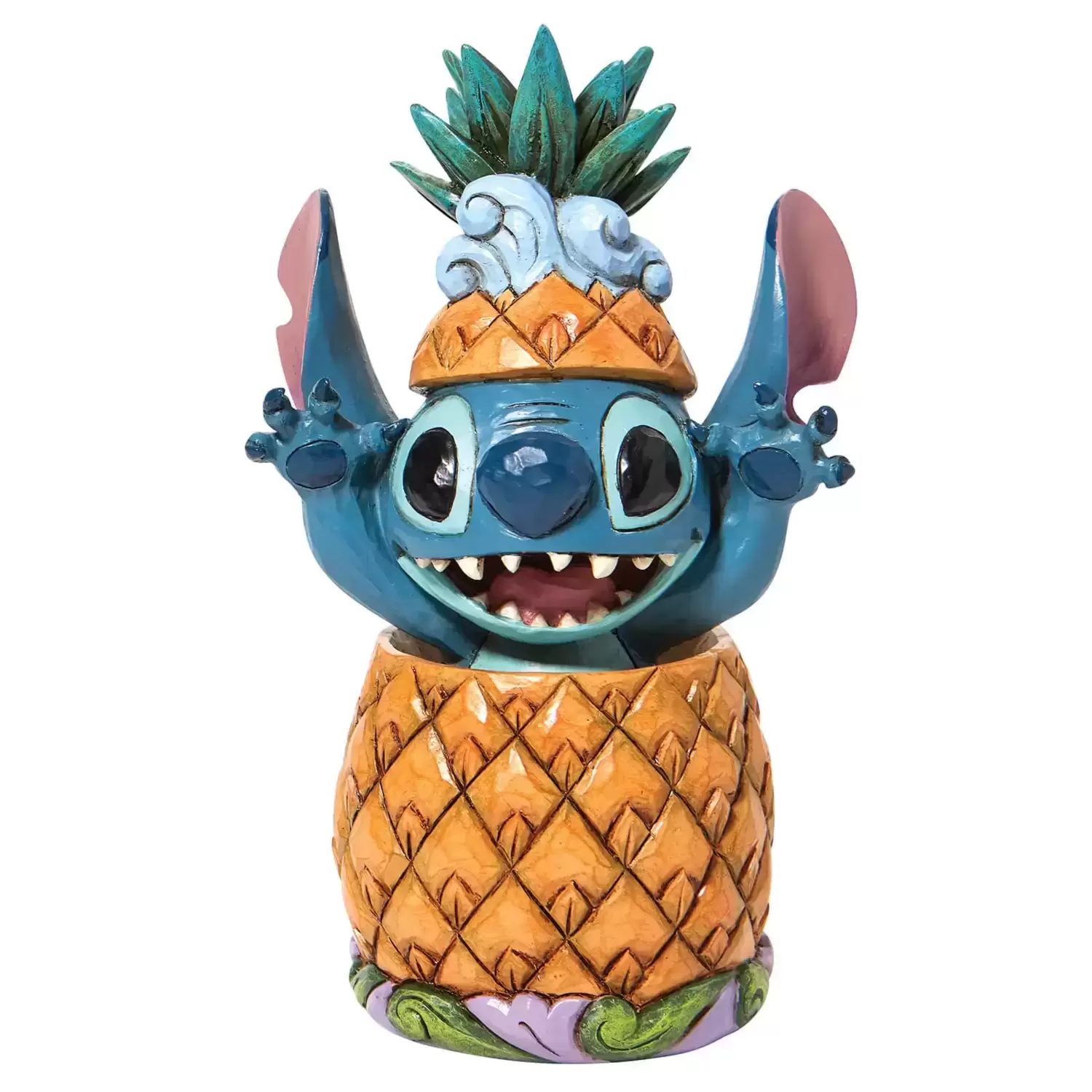 Disney Traditions by Jim Shore - Stitch In A Pineapple Figurine