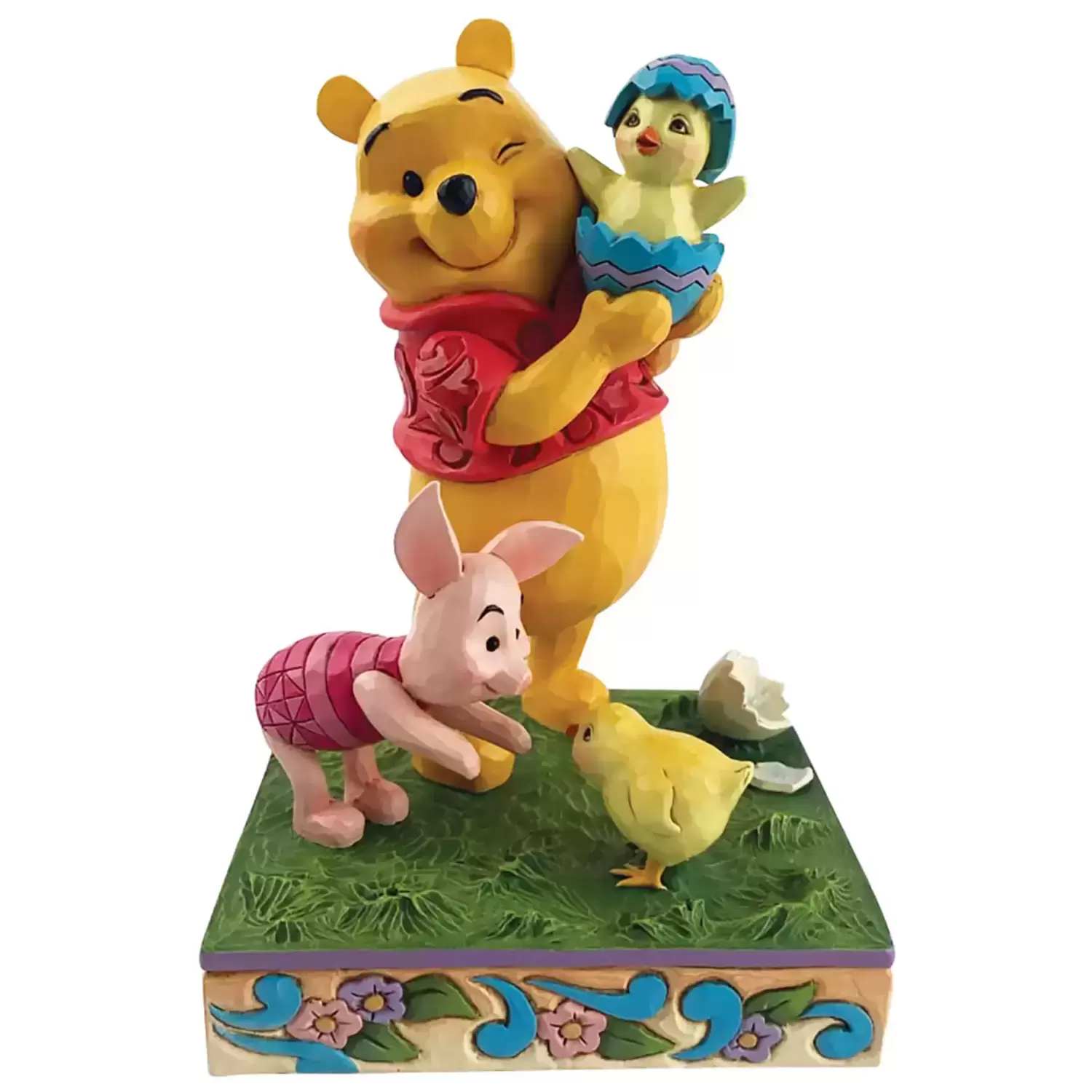 Disney Traditions by Jim Shore - Winnie the Pooh - Easter Pooh & Piglet Figurine