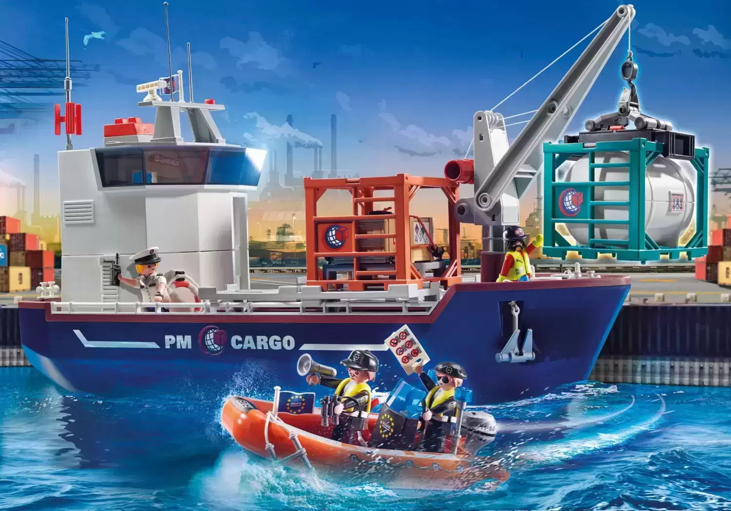 Playmobil Port & Plaisance - Cargo & zodiac