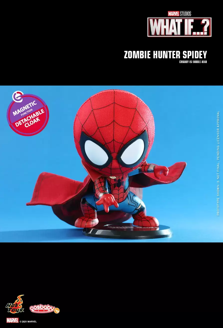 Cosbaby Figures - What If...? - Zombie Hunter Spidey