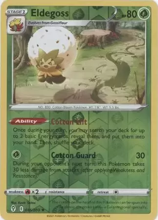 Evolving Skies - Eldegoss Reverse