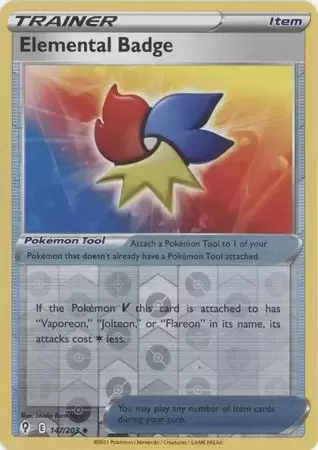 Evolving Skies - Elemental Badge Reverse