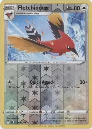 Evolving Skies - Fletchinder Reverse